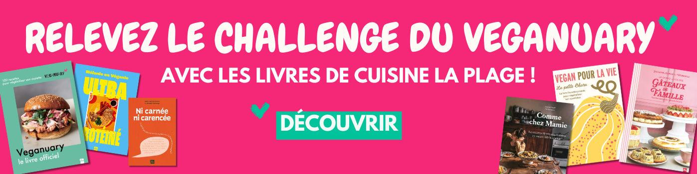 Réussir le veganuary avec les livres La Plage