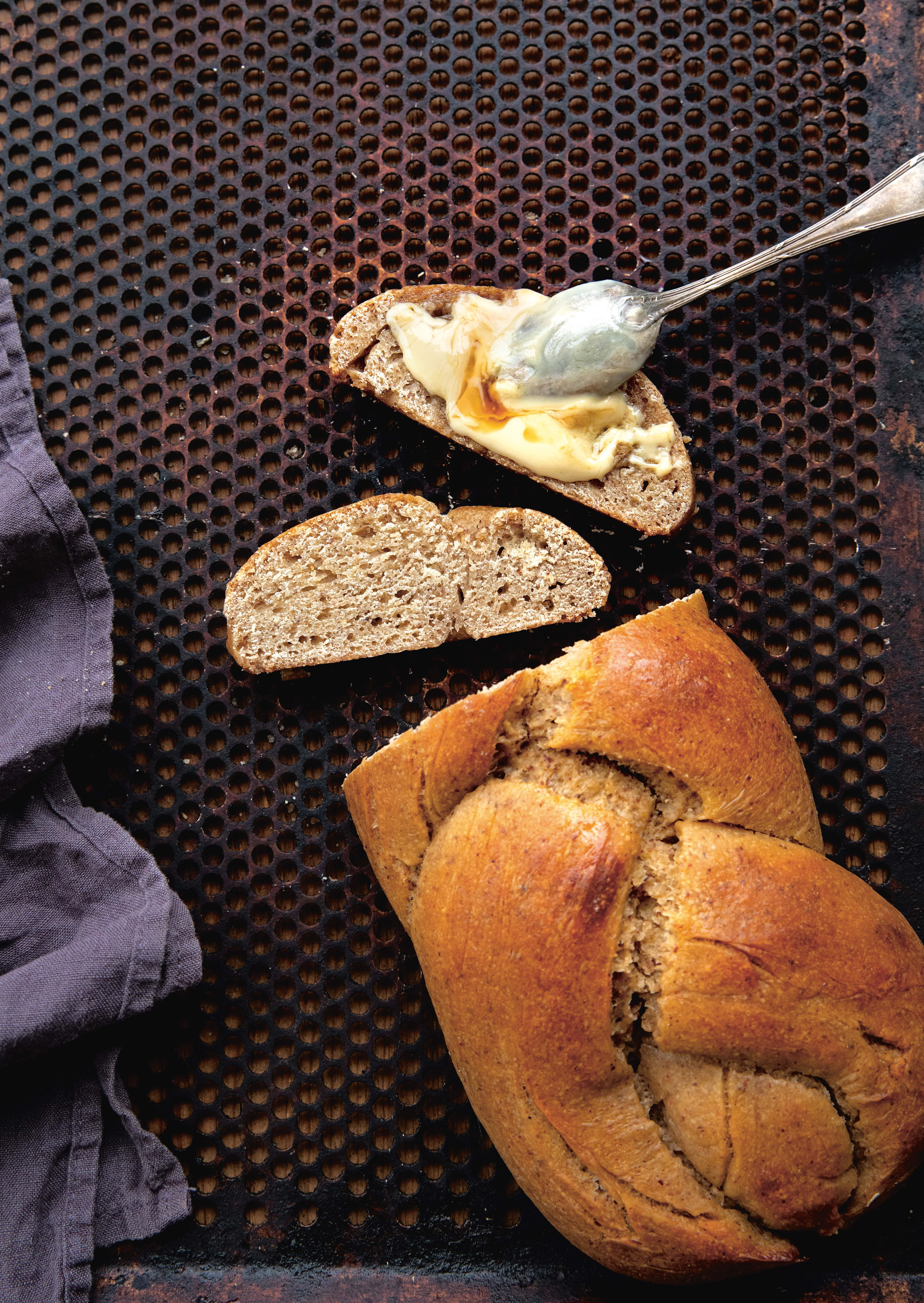 Recette de brioche tressée à la noisette