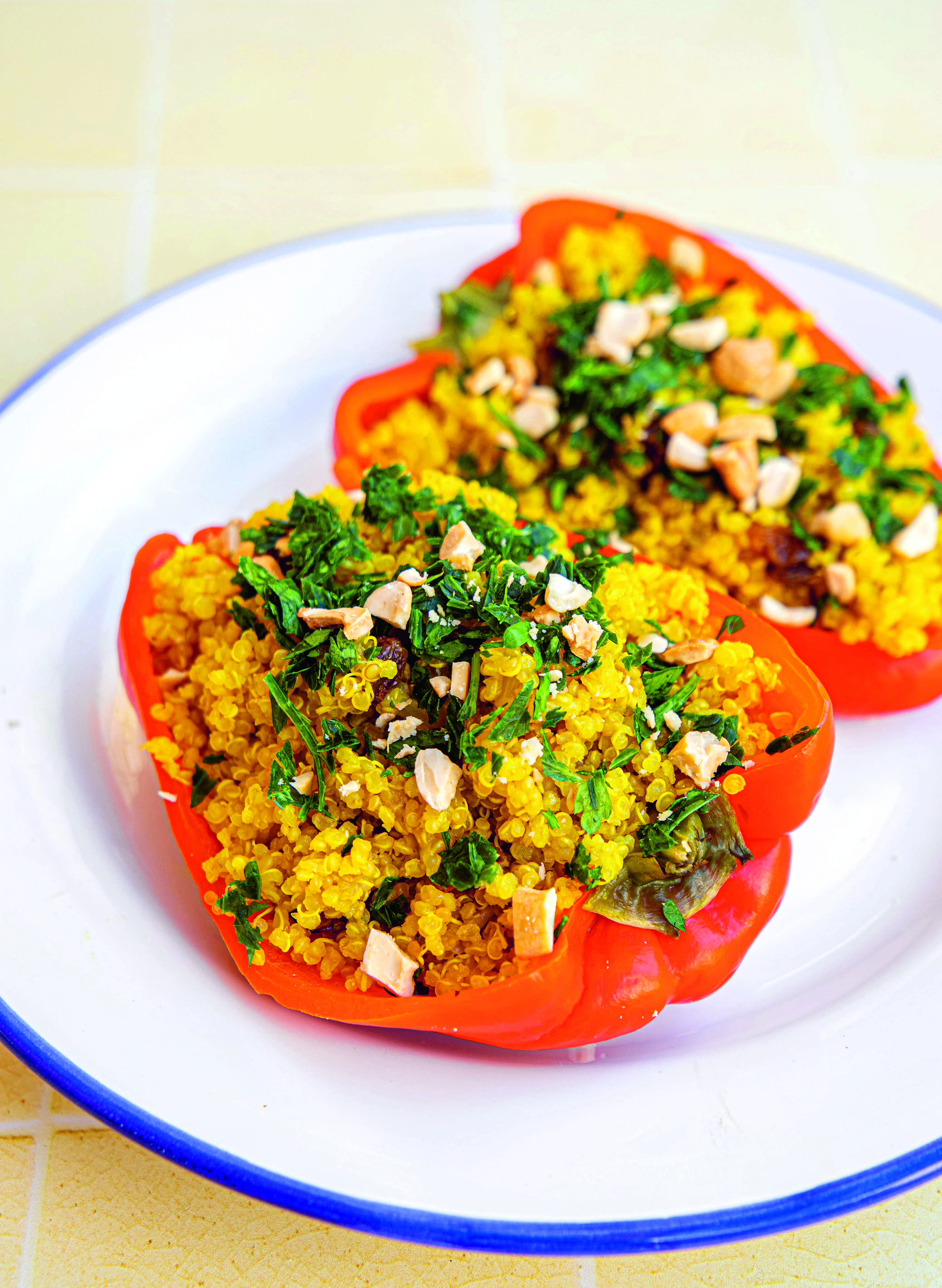 Une recette pour prendre soin de soi : poivrons farcis au quinoa 