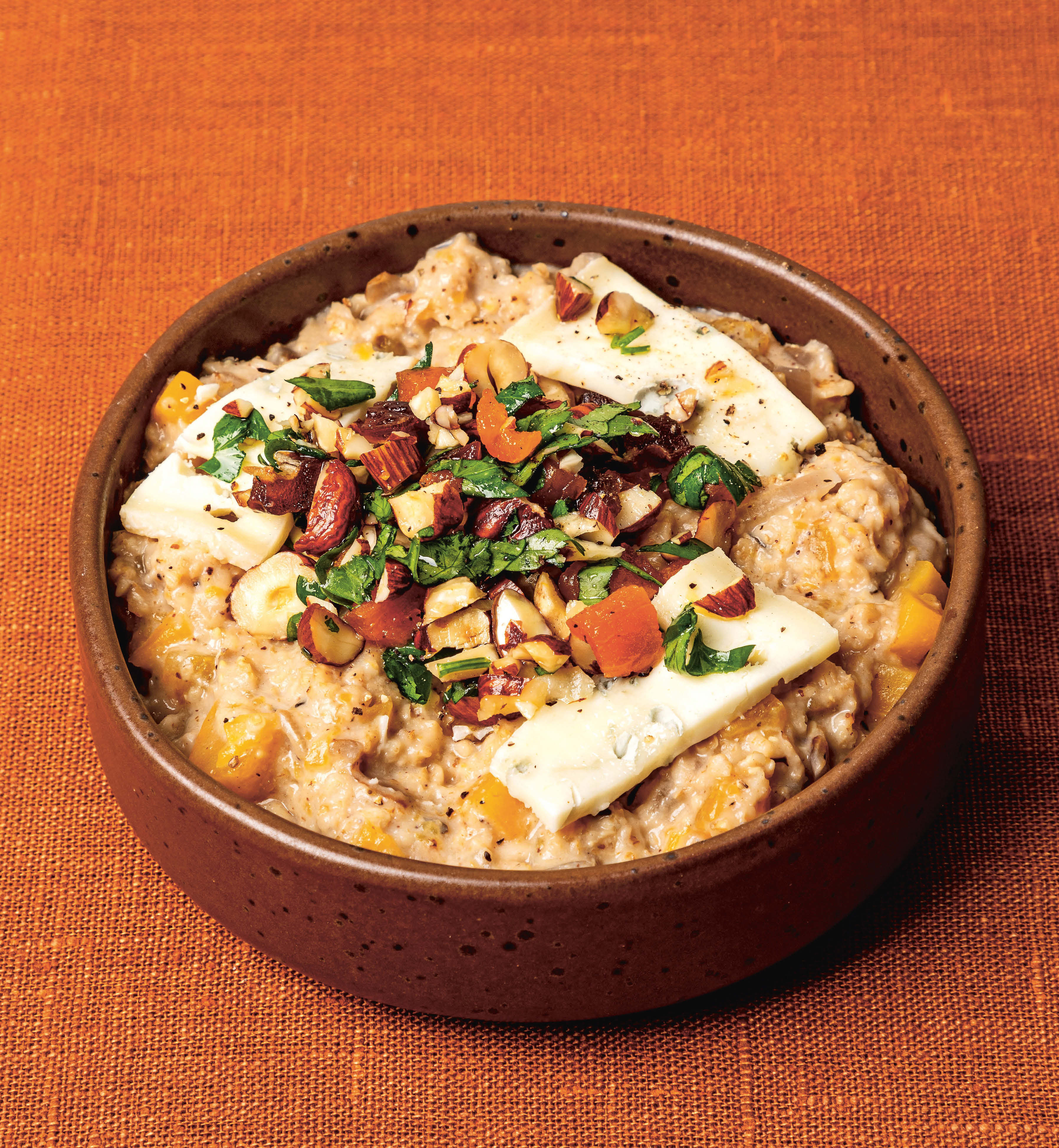 Porridge salé à la courge et au gorgonzola : une recette gourmande d’automne